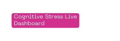 Cognitive Stress Live Dashboard